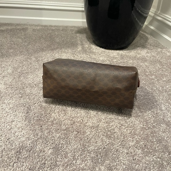 Vintage Celine brown Macadam print small pouch - Picture 3 of 9